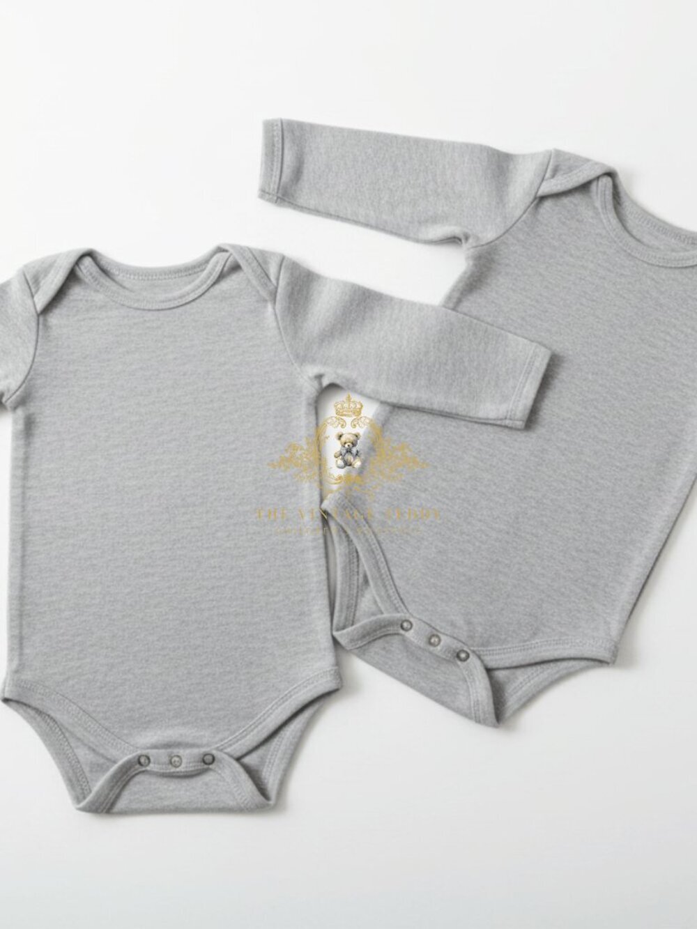 NWT Cute Long Sleeve Baby Onesies One-Piece Bodysuit Kids White Various Sizes